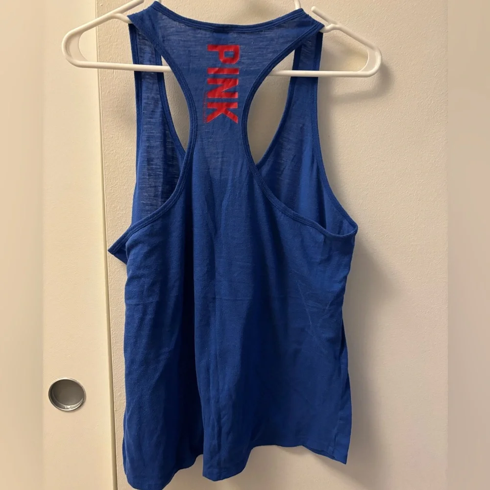 PINK Chicago Cubs Racerback Tank - Picture 3 of 3